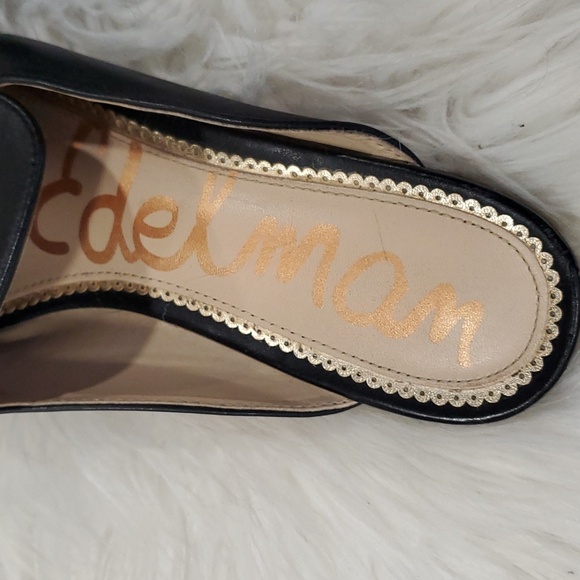 Sam Edelman Lennie black slipon loafers mules size 8.5 - Picture 9 of 12
